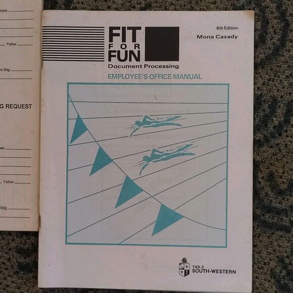 Fit For Fun 6th Edition  Document Processing Mona Casady 2 BOOKS 1 MATERIAL BOOK - Picture 4 of 9
